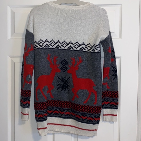 🦌Mossimo Supply Co. Pull Over Christmas Sweater- Fair Isle - Picture 7 of 7